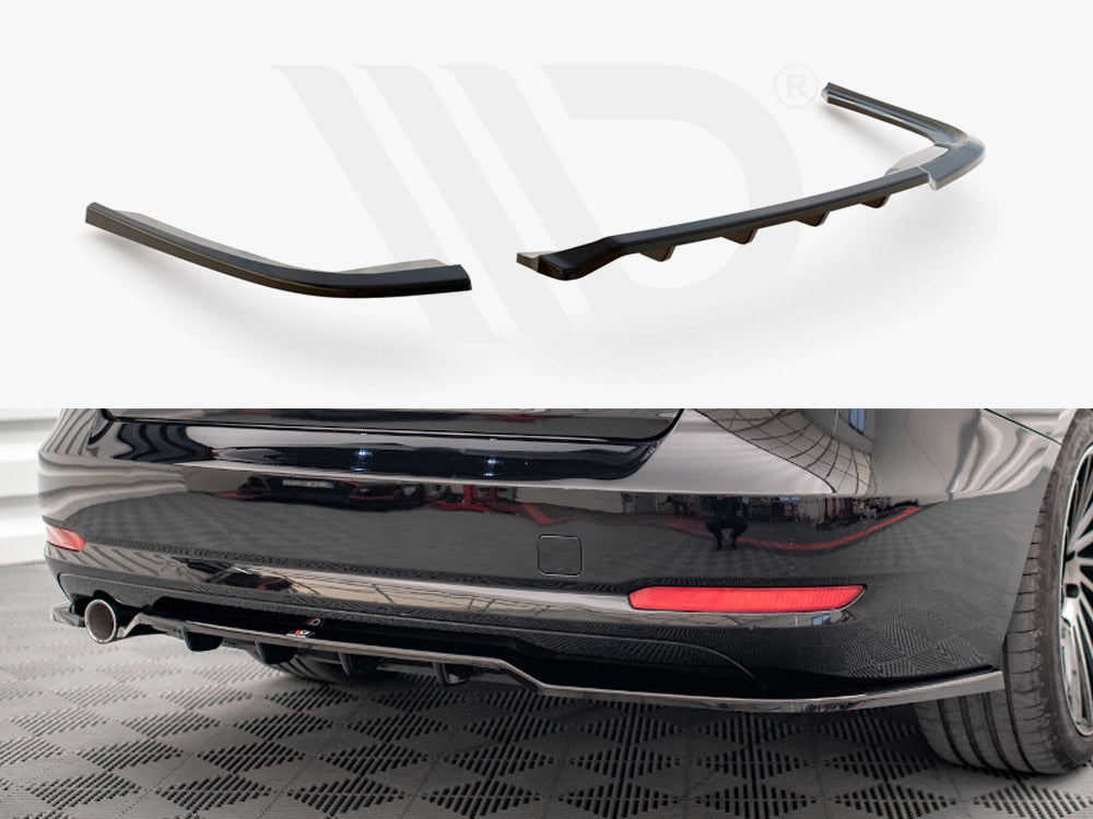 Central Rear Splitter (Vertical Bars) BMW 3 GT F34 - Wayside Performance