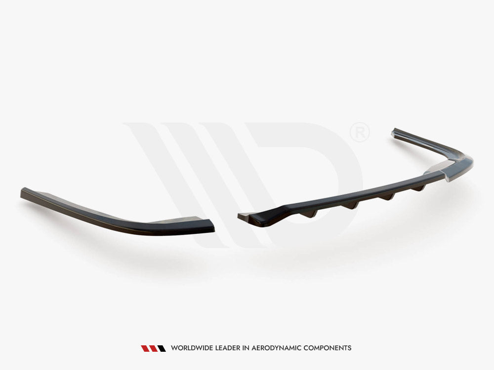 Central Rear Splitter (Vertical Bars) BMW 3 GT F34 - Wayside Performance