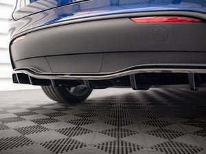 Central Rear Splitter (Vertical Bars) Tesla Model Y - Wayside Performance