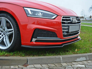 Maxton Design Front Splitter V.1 Audi S5 / A5 S-line F5 Coupe / Sportback (2016-) - Wayside Performance