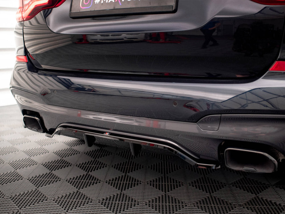 Central Rear Splitter (Vertical Bars) BMW X3 M40i / M40d G01 - Wayside Performance