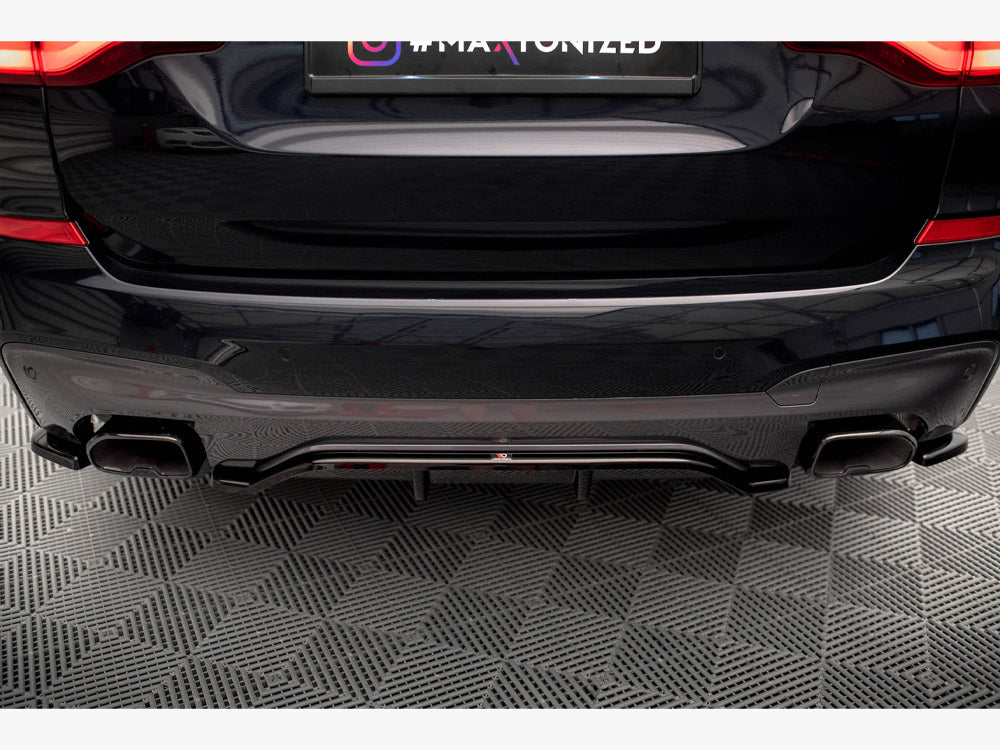 Central Rear Splitter (Vertical Bars) BMW X3 M40i / M40d G01 - Wayside Performance
