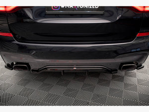 Central Rear Splitter (Vertical Bars) BMW X3 M40i / M40d G01 - Wayside Performance