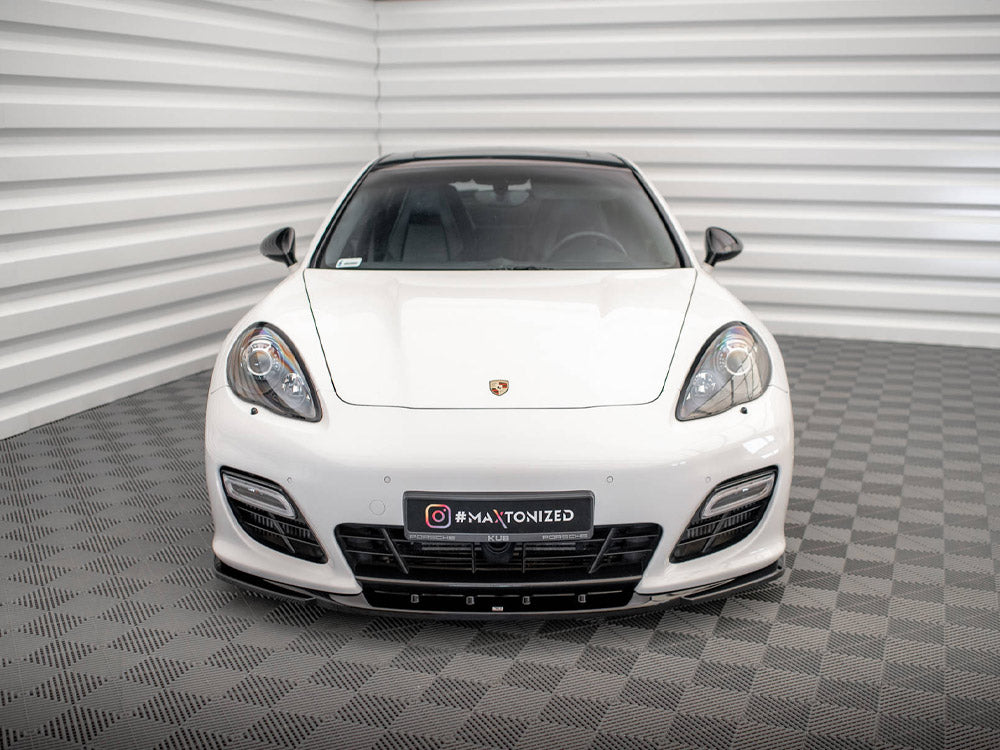Front Splitter V.2 Porsche Panamera Turbo Sport Design Package 970 - Wayside Performance