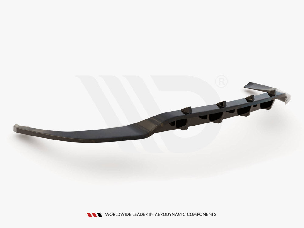 Central Rear Splitter (Vertical Bars) Porsche Panamera E-Hybrid 971 - Wayside Performance