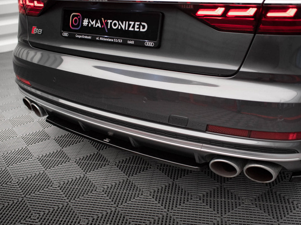Central Rear Splitter Audi S8 D5 - Wayside Performance