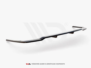 Central Rear Splitter (Vertical Bars) Audi A4 S-Line B9 Facelift - Wayside Performance