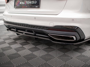 Central Rear Splitter (Vertical Bars) Audi A4 S-Line B9 Facelift - Wayside Performance