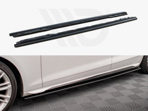 Maxton Design Side Skirts Diffusers Audi S4 / A4 S-line B9 - Wayside Performance