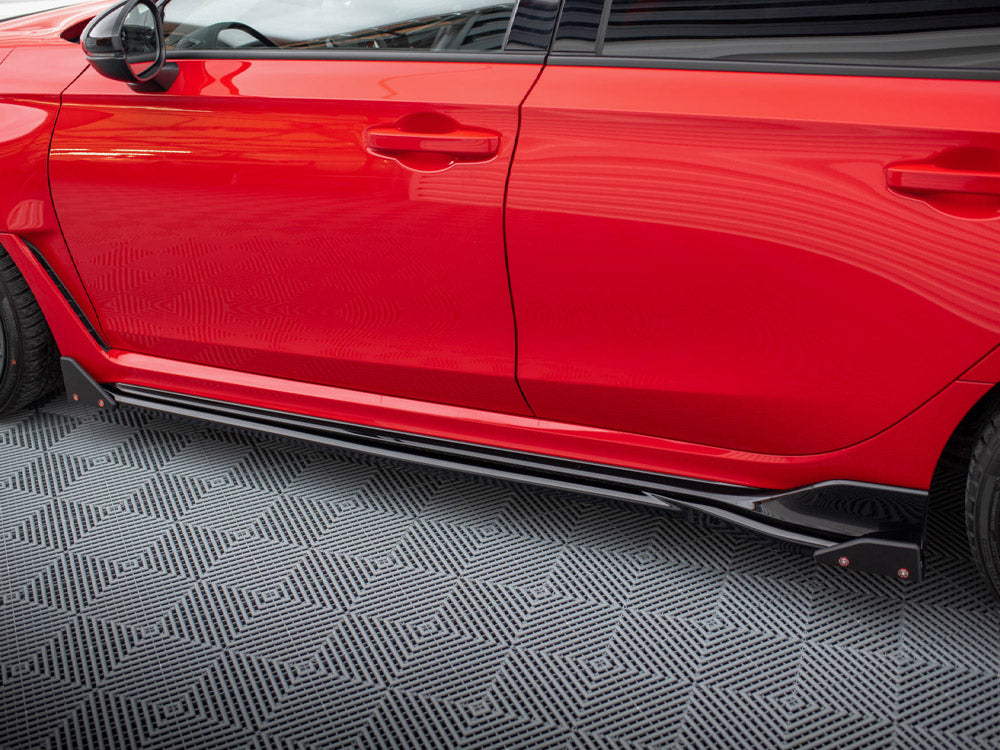 Side Skirts Diffusers V.1 + Flaps Honda Civic Type-R Mk 11 - Wayside Performance