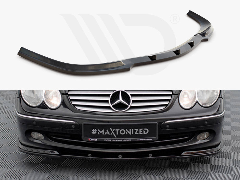 Front Splitter V.1 Mercedes CLK W 209 For Standard Version - Wayside Performance