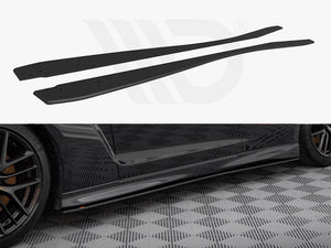 Street PRO Side Skirts Diffusers Nissan GTR R35 2nd Facelift - Wayside Performance