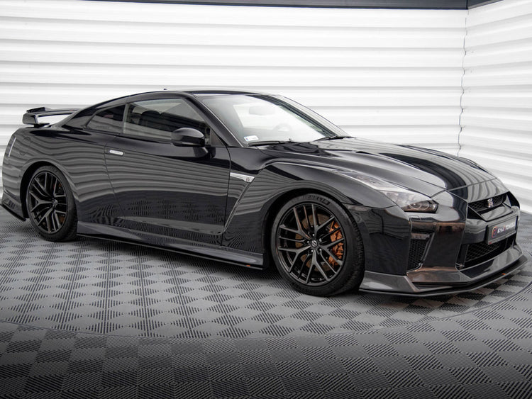 Street PRO Side Skirts Diffusers Nissan GTR R35 2nd Facelift - Wayside Performance