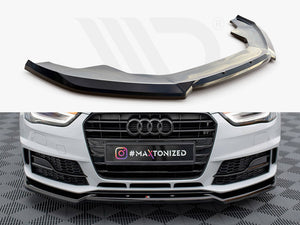 Front Splitter V.2 Audi A4 Competition B8 Facelift - Wayside Performance