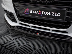 Front Splitter V.2 Audi A4 Competition B8 Facelift - Wayside Performance