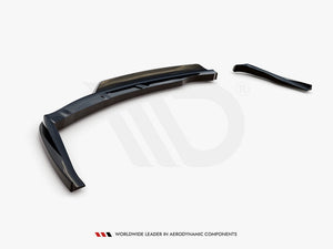 Central Rear Splitter (Vertical Bars) BMW 1 M-Pack E87 Facelift - Wayside Performance