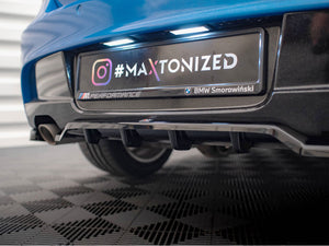 Central Rear Splitter (Vertical Bars) BMW 1 M-Pack E87 Facelift - Wayside Performance