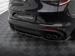 Central Rear Splitter (Vertical Bars) Alfa Romeo Stelvio Quadrifoglio Mk1 - Wayside Performance