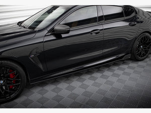 Side Skirts Diffusers V.1 + Flaps BMW M8 Gran Coupe F93 / 8 Gran Coupe M-Pack G16 - Wayside Performance