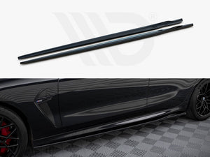 Side Skirts Diffusers V.2 BMW M8 Gran Coupe F93 / 8 Gran Coupe M-Pack G16 - Wayside Performance