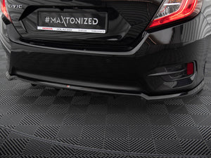 Central Rear Splitter (Vertical Bars) Honda Civic Mk10 - Wayside Performance