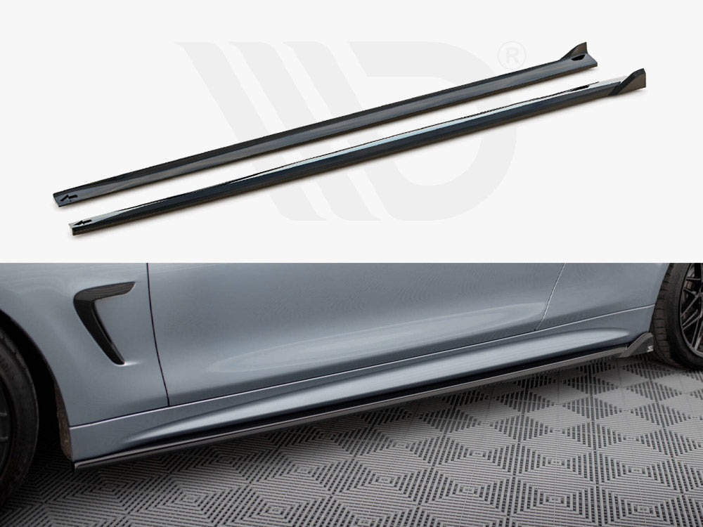 Side Skirts Diffusers V.2 BMW 4 Coupe M-Pack F32 - Wayside Performance