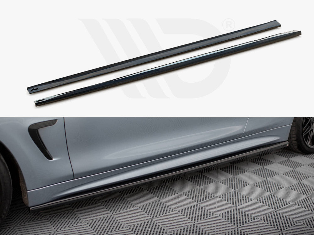 Side Skirts Diffusers V.3 BMW 4 Coupe M-Pack F32 - Wayside Performance