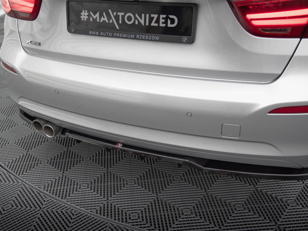 Central Rear Splitter (Vertical Bars) BMW 3 GT F34 Facelift - Wayside Performance
