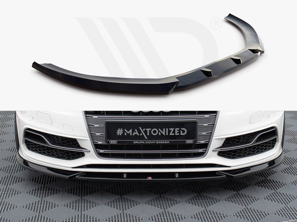 Front Splitter V.2 Audi S3 / A3 S-Line Sportback / Hatchback 8V - Wayside Performance