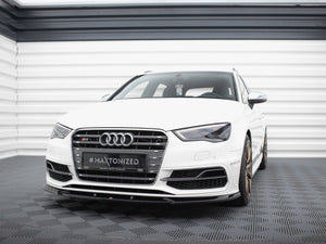 Front Splitter V.2 Audi S3 / A3 S-Line Sportback / Hatchback 8V - Wayside Performance