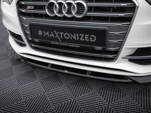 Front Splitter V.2 Audi S3 / A3 S-Line Sportback / Hatchback 8V - Wayside Performance