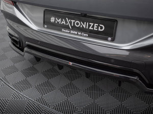 Central Rear Splitter (Vertical Bars) V.1 BMW X6 M-Pack G06 Facelift - Wayside Performance