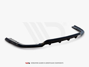Central Rear Splitter (Vertical Bars) V.1 BMW X6 M-Pack G06 Facelift - Wayside Performance