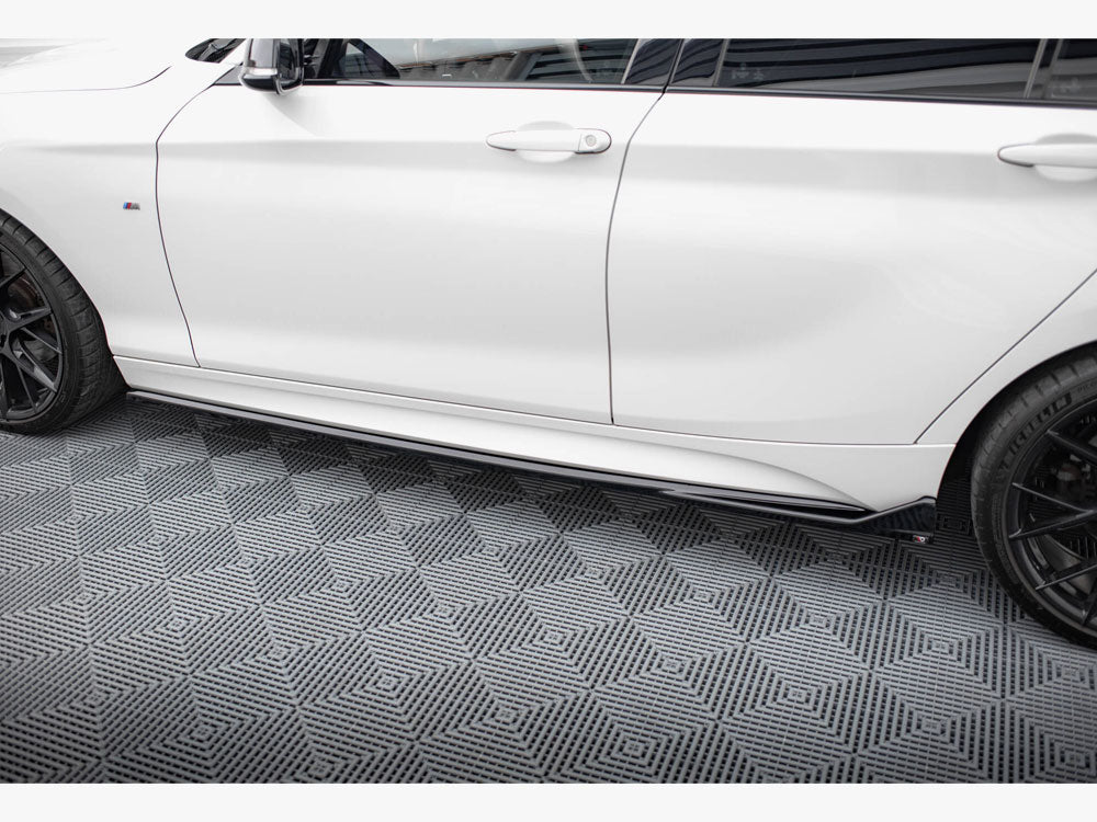 Side Skirts Diffusers V.3 CSL Look BMW 1 M-Pack / M140i F20 Facelift - Wayside Performance