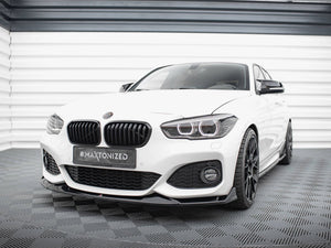 Front Splitter V.4 CSL Look BMW 1 M-Pack / M140i F20 Facelift - Wayside Performance