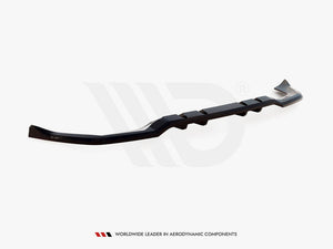 Central Rear Splitter (Vertical Bars) Mercedes-AMG A35 Hatchback W177 - Wayside Performance