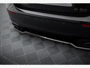Central Rear Splitter (Vertical Bars) Mercedes-AMG A35 Hatchback W177 - Wayside Performance