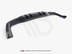 Central Rear Splitter (Vertical Bars) Mercedes-AMG A35 Hatchback W177 - Wayside Performance