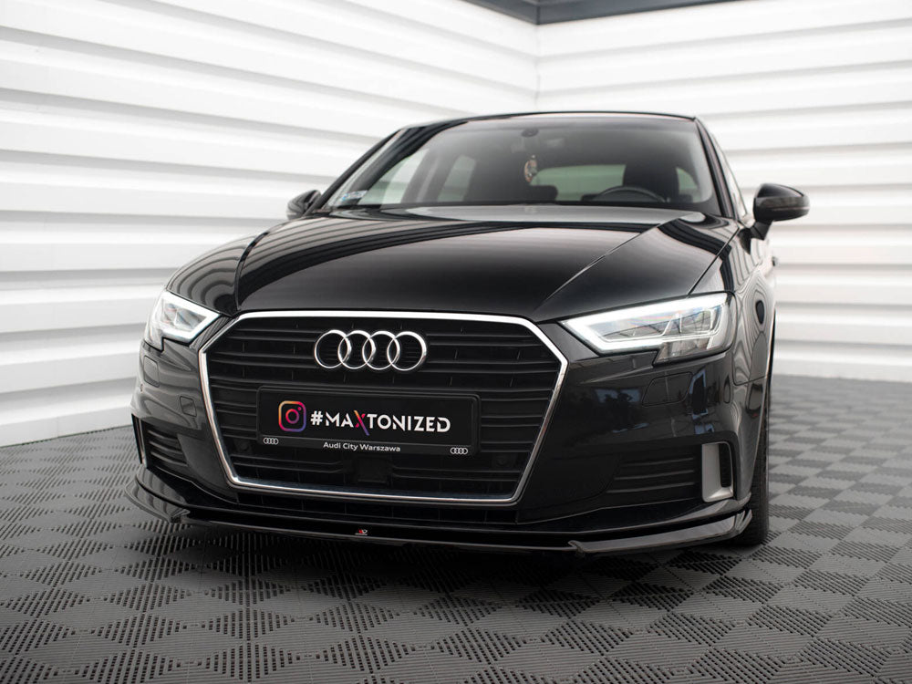 Front Splitter V.2 Audi A3 Sportback 8V Facelift - Wayside Performance