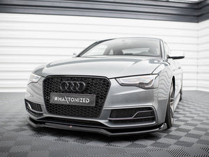 Front Splitter V.4 Audi S5 / A5 S-Line Coupe / Sportback 8T Facelift - Wayside Performance