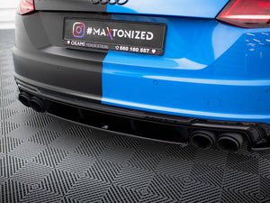 Central Rear Splitter Audi TT S 8S Facelift - Wayside Performance
