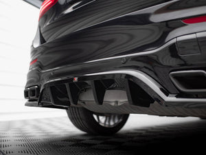 Central Rear Splitter (Vertical Bars) V.1 Mercedes-AMG GLC 63 SUV X253 - Wayside Performance