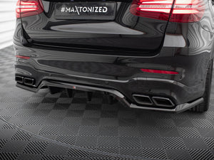 Central Rear Splitter (Vertical Bars) V.1 Mercedes-AMG GLC 63 SUV X253 - Wayside Performance