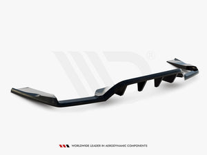 Central Rear Splitter (Vertical Bars) V.1 Mercedes-AMG GLC 63 SUV X253 - Wayside Performance