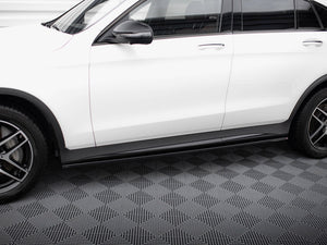 Side Skirts Diffusers V.3 Mercedes-Benz GLC Coupe AMG-Line C253 - Wayside Performance