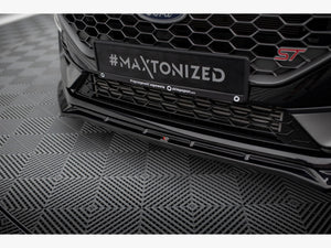 Front Splitter V.4 + Flaps Ford Fiesta ST / ST-Line Mk8 Facelift - Wayside Performance
