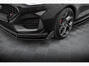 Front Splitter V.4 + Flaps Ford Fiesta ST / ST-Line Mk8 Facelift - Wayside Performance