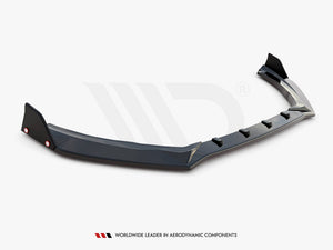 Front Splitter V.4 + Flaps Ford Fiesta ST / ST-Line Mk8 Facelift - Wayside Performance
