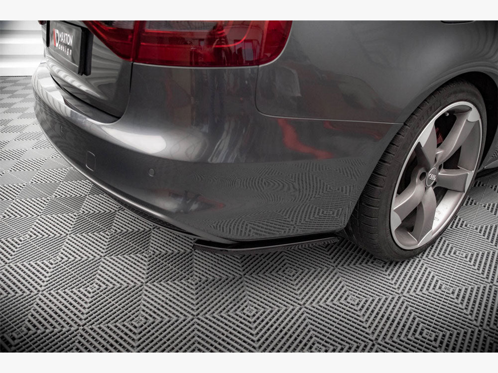 Rear Side Splitters V.2 Audi A4 S-Line Avant B8 Facelift - Wayside Performance