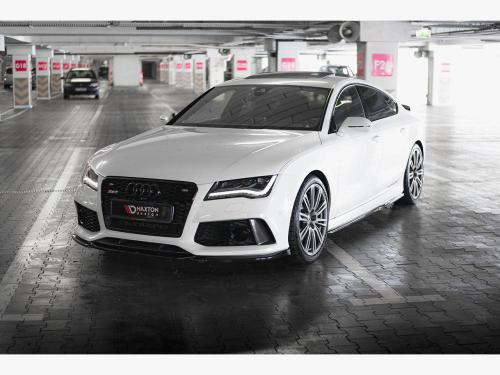 Front Splitter V.4 Audi RS7 C7 Facelift - Wayside Performance